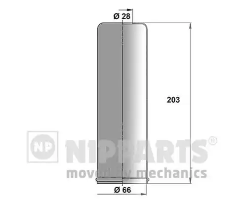 комплект маншон, кормилно управление NIPPARTS N2848011