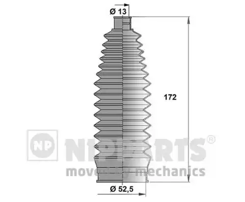 комплект маншон, кормилно управление NIPPARTS N2848012