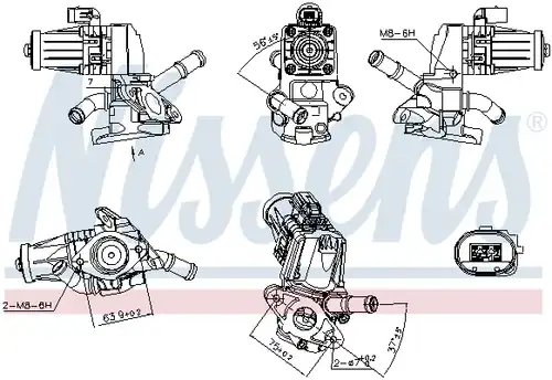 AGR-Клапан NISSENS 98238