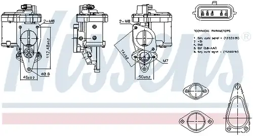 AGR-Клапан NISSENS 98272