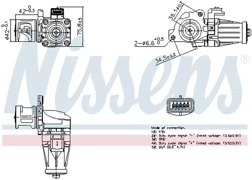 AGR-Клапан NISSENS 98376