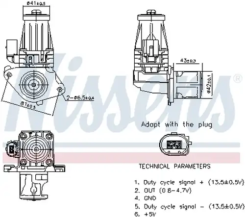 AGR-Клапан NISSENS 98377