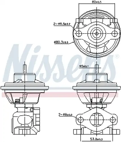 AGR-Клапан NISSENS 98477