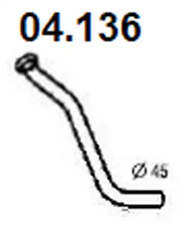 изпускателна тръба Novak 04.136