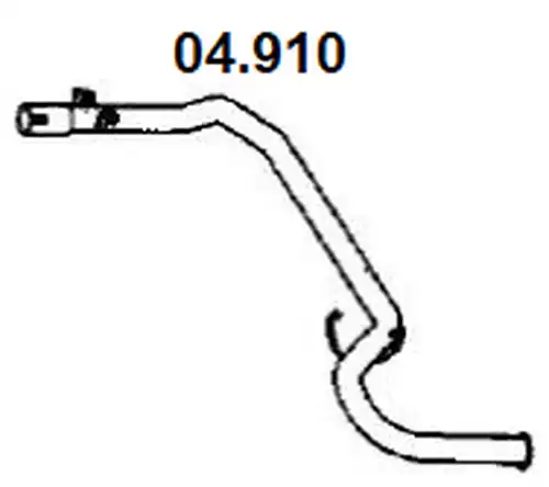 изпускателна тръба Novak 04.910