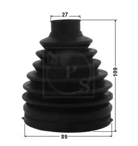 комплект маншон, полуоска NPS K282A12