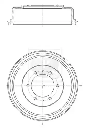 спирачен барабан NPS M340I04