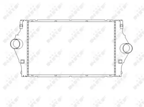 интеркулер (охладител за въздуха на турбината) NRF 30433