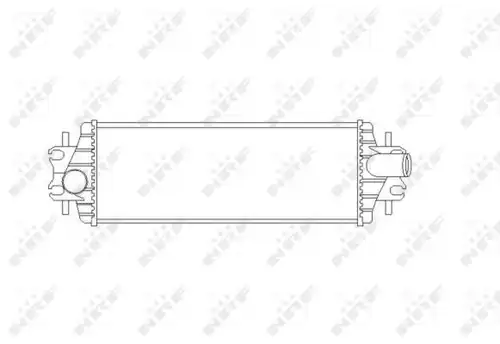 интеркулер (охладител за въздуха на турбината) NRF 30876