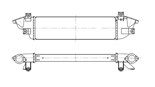 интеркулер (охладител за въздуха на турбината) NRF 309113
