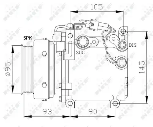 компресор за климатик NRF 32100