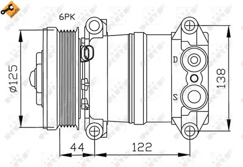 компресор за климатик NRF 32202