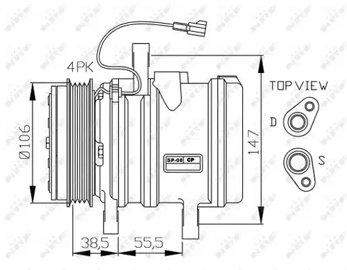 компресор за климатик NRF 32871G