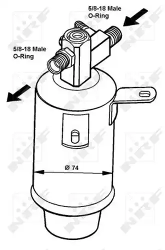 изсушител, климатизация NRF 33018