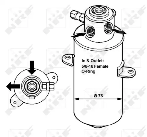 изсушител, климатизация NRF 33033