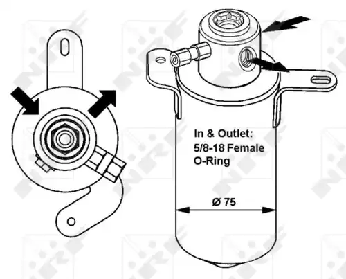 изсушител, климатизация NRF 33039