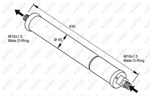 изсушител, климатизация NRF 33097