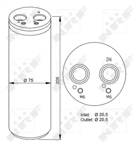 изсушител, климатизация NRF 33205