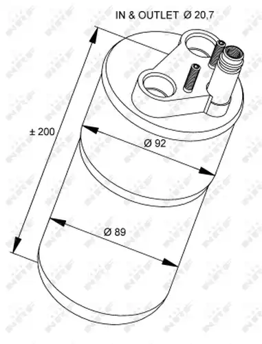 изсушител, климатизация NRF 33216