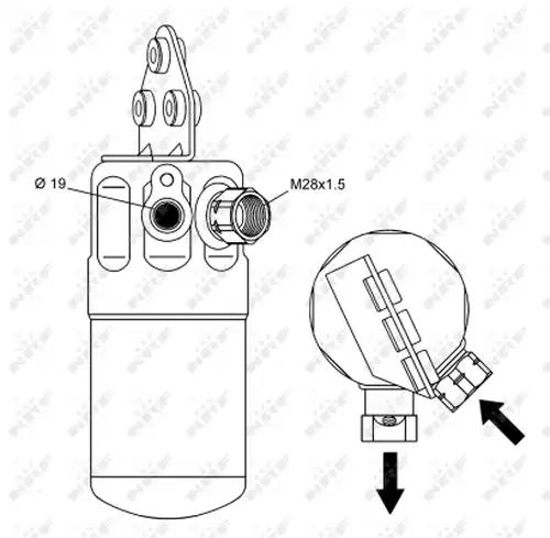 изсушител, климатизация NRF 33236