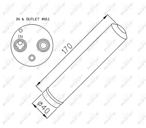 изсушител, климатизация NRF 33285