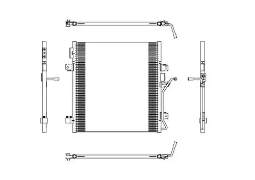 кондензатор, климатизация NRF 350188