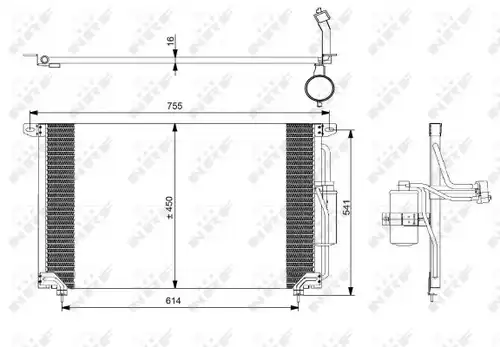 кондензатор, климатизация NRF 35184