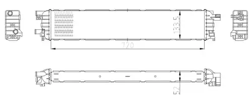 воден радиатор NRF 50037