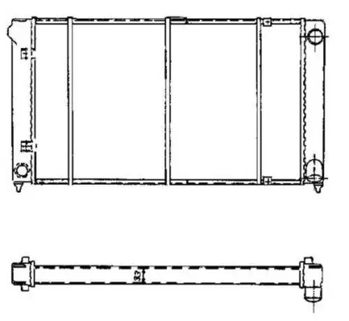 воден радиатор NRF 503003