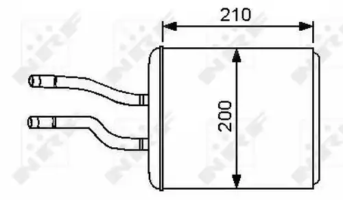 топлообменник, отопление на вътрешното пространство NRF 53244