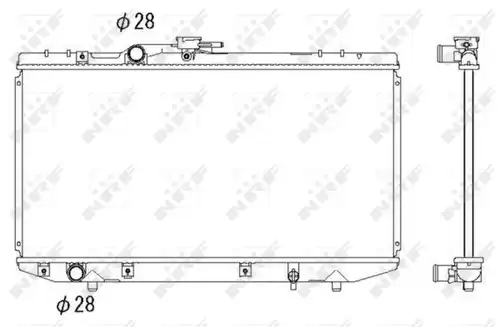 воден радиатор NRF 53269