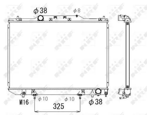 воден радиатор NRF 53319