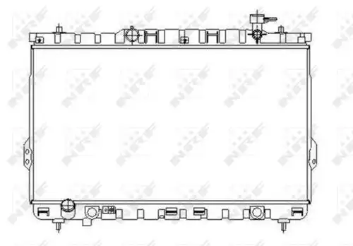 воден радиатор NRF 53357