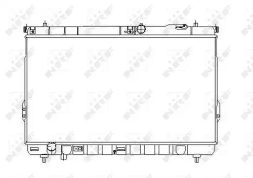 воден радиатор NRF 53358