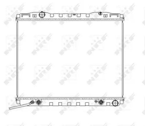 воден радиатор NRF 53366