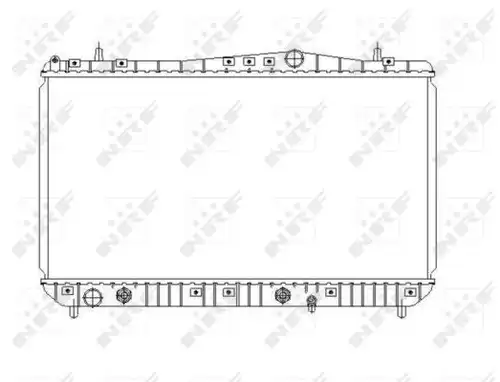 воден радиатор NRF 53385