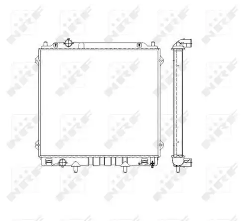 воден радиатор NRF 53480