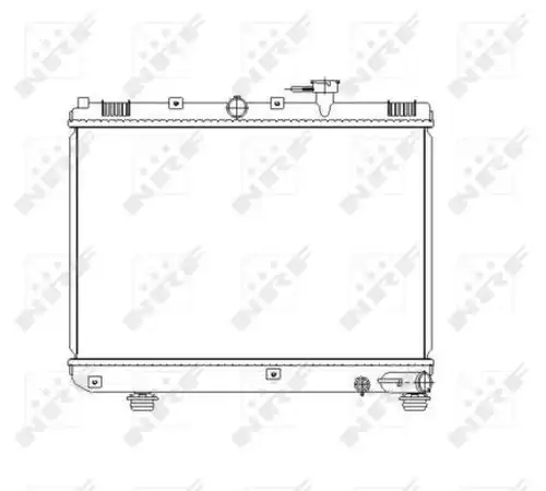 воден радиатор NRF 53486