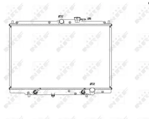 воден радиатор NRF 53515