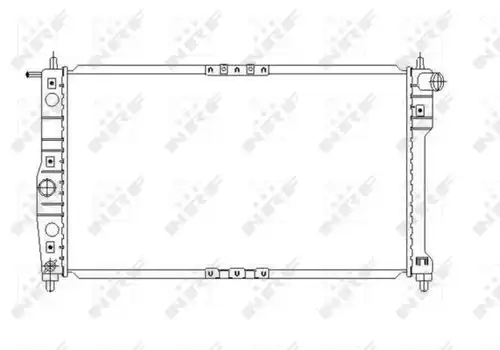 воден радиатор NRF 53649