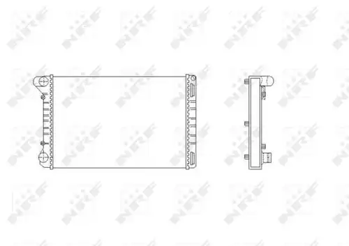 воден радиатор NRF 53665