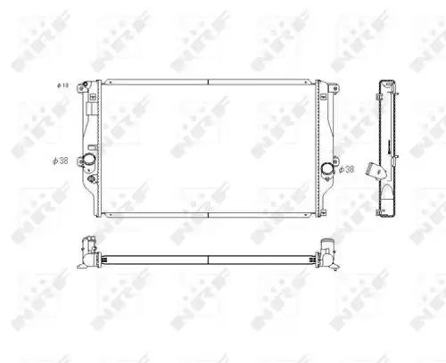 воден радиатор NRF 53769