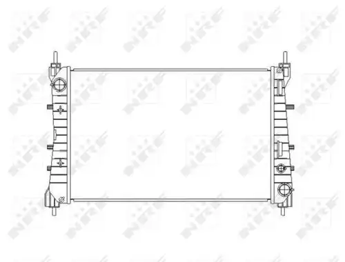 воден радиатор NRF 54503