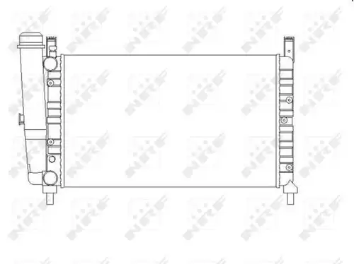 воден радиатор NRF 54701