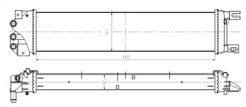 воден радиатор NRF 550026