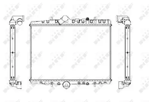 воден радиатор NRF 55346
