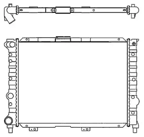 воден радиатор NRF 58114