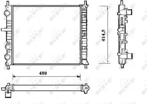 воден радиатор NRF 58191