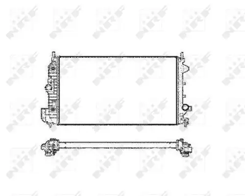 воден радиатор NRF 58205