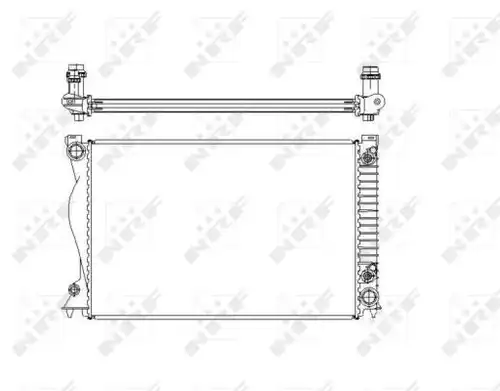 воден радиатор NRF 58220